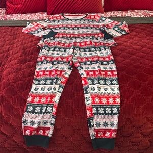 Festive Snowflake Womens Pajamas